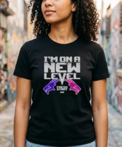 the new level i m on a new level youth tshirt black female3