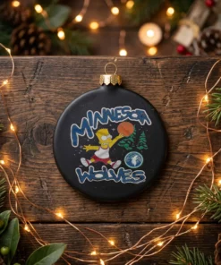 The Simpsons Bart X Minnesota Timberwolves Shirt - Close-up Graphic Detail Mockup
