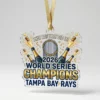 They Actually Did It Ecstatic Celebration 2026 World Champions Rays Acrylic Ornament - Front View Main Mockup
