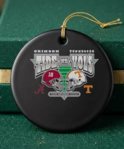 third saturday in october alabama vs tennessee football ornament