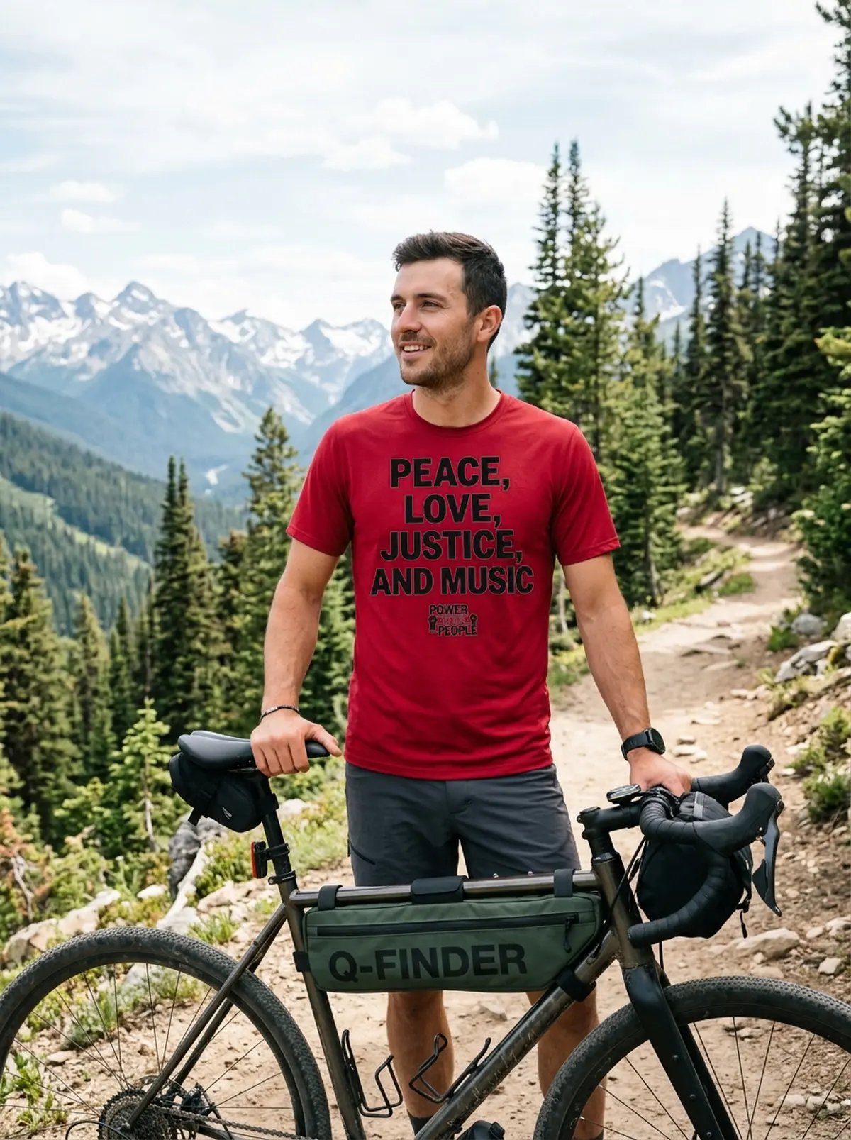 tom morello power to the people peace love justice and music red tshirt gravel bike tom morello power to the people peace love justice and music red tshirt gravel bike