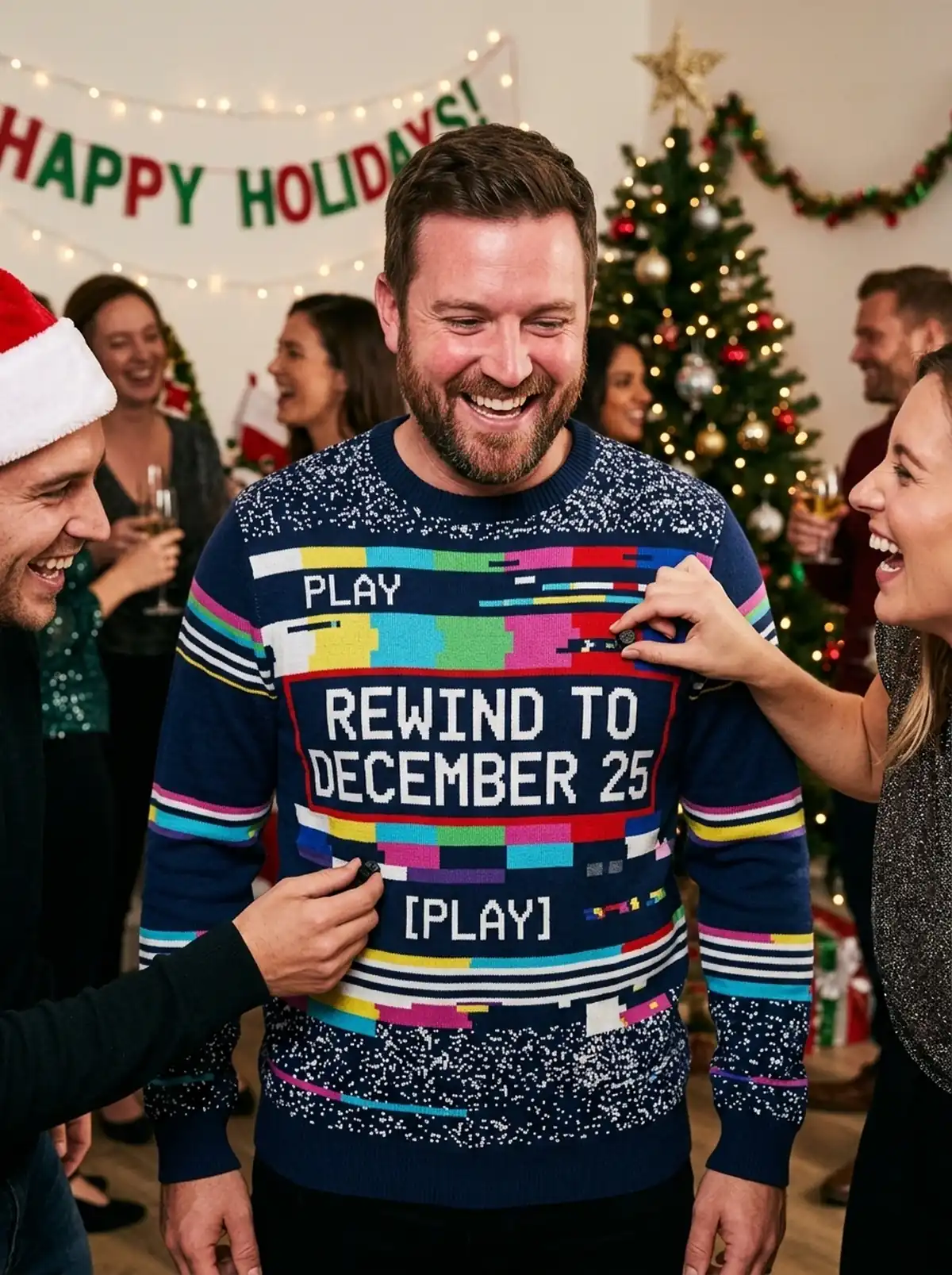 tracking error rewind holiday nostalgia retro gamer christmas sweater tracking error rewind holiday nostalgia retro gamer christmas sweater