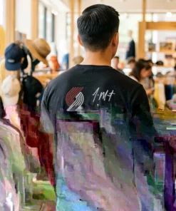 Trail Blazers Ja Morant Signature T-Shirt - Back or Alternative Angle Mockup