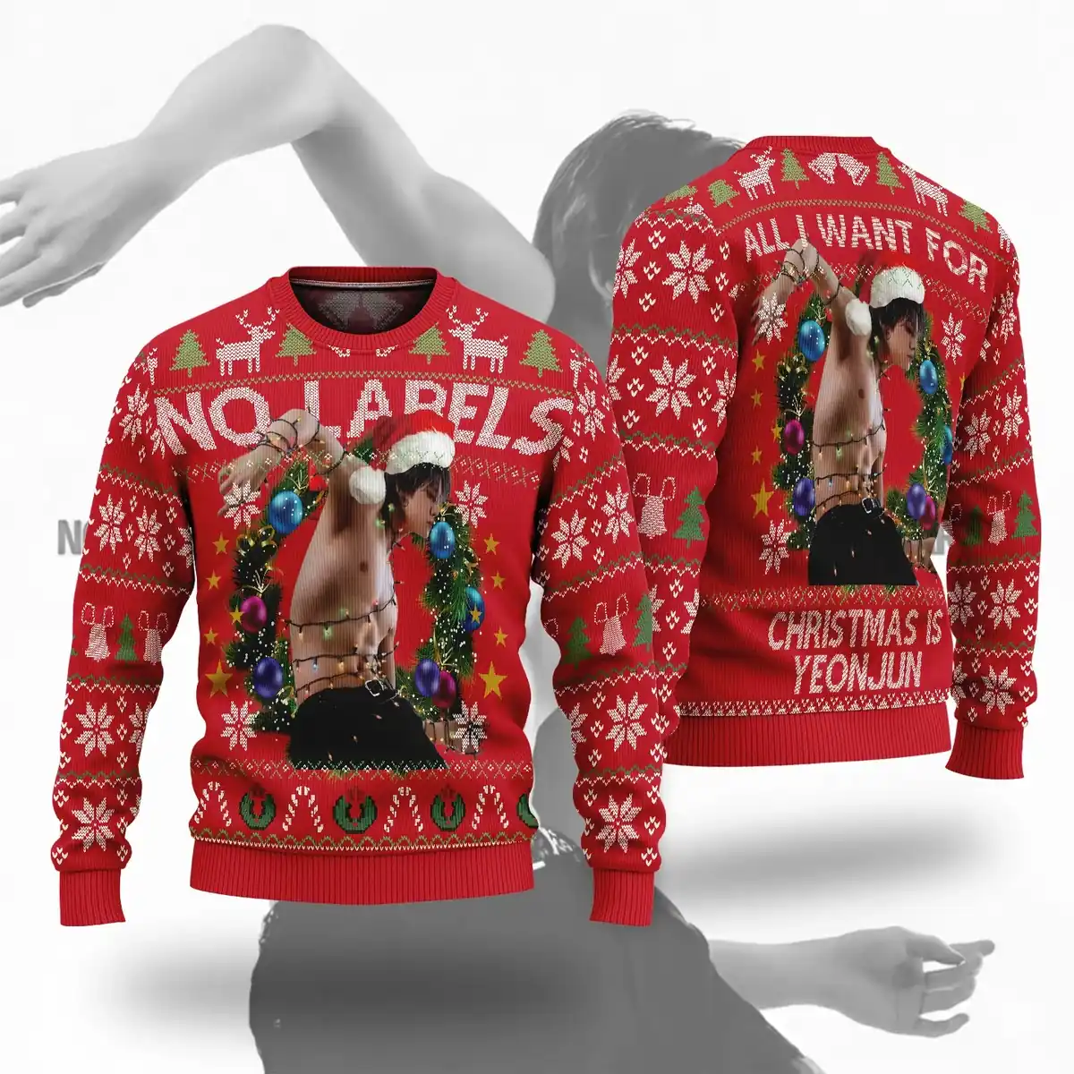 All I Want For Christmas Is Han Ugly Christmas Sweater Gift For Lovers Stray Kids - Design Preview