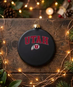 Utah Utes Drum And Feather Logo Shirt - Close-up Graphic Detail Mockup