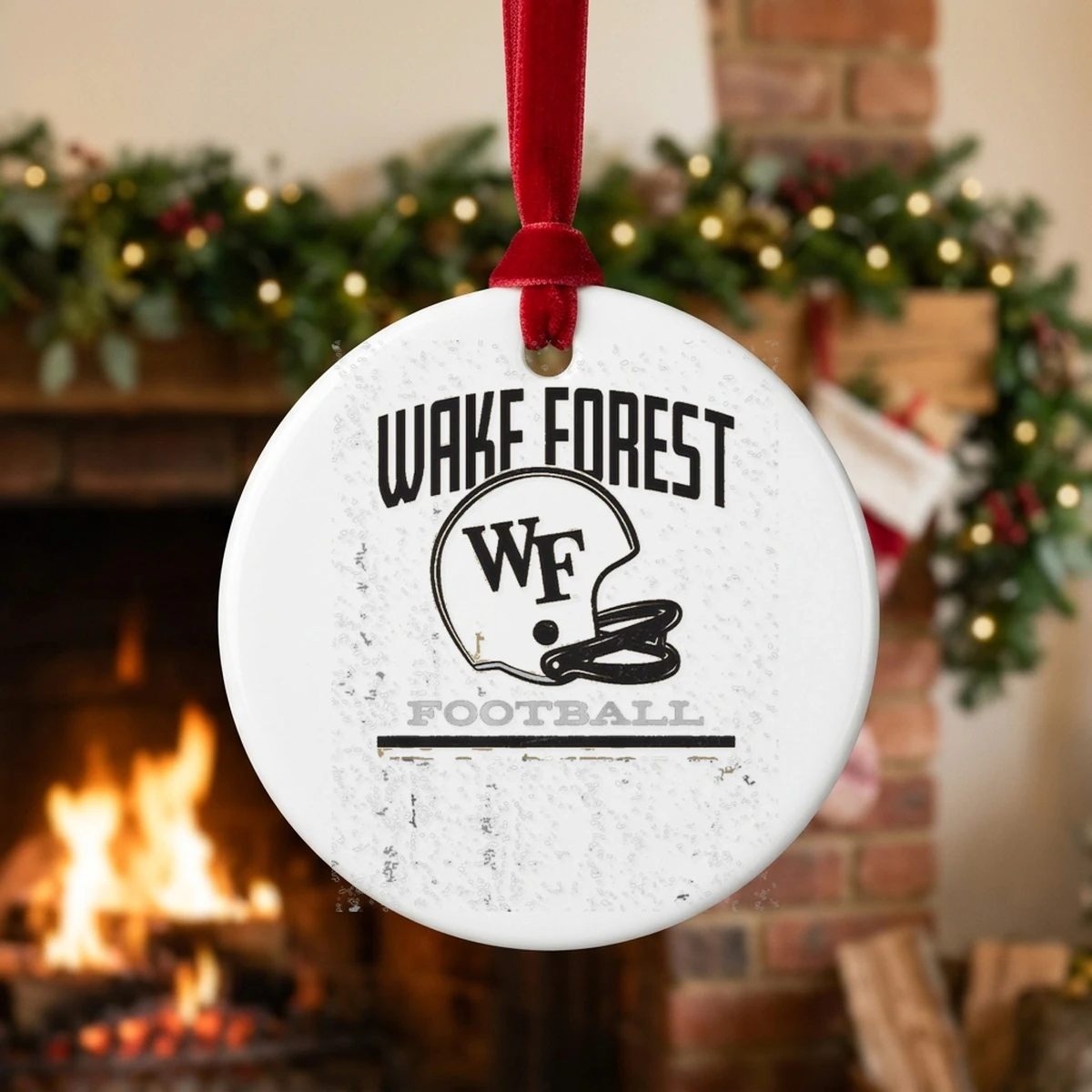 Wake Forest Football Vintage Helmet Shirt - Design Preview