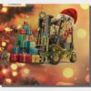 warehouse forklift santa hat gift box operator christmas tree ornament 1
