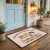 welcome to our clawsome home funny cat lover doormat mockup 2