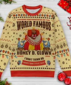 world famous homey ugly christmas sweatshirt 1