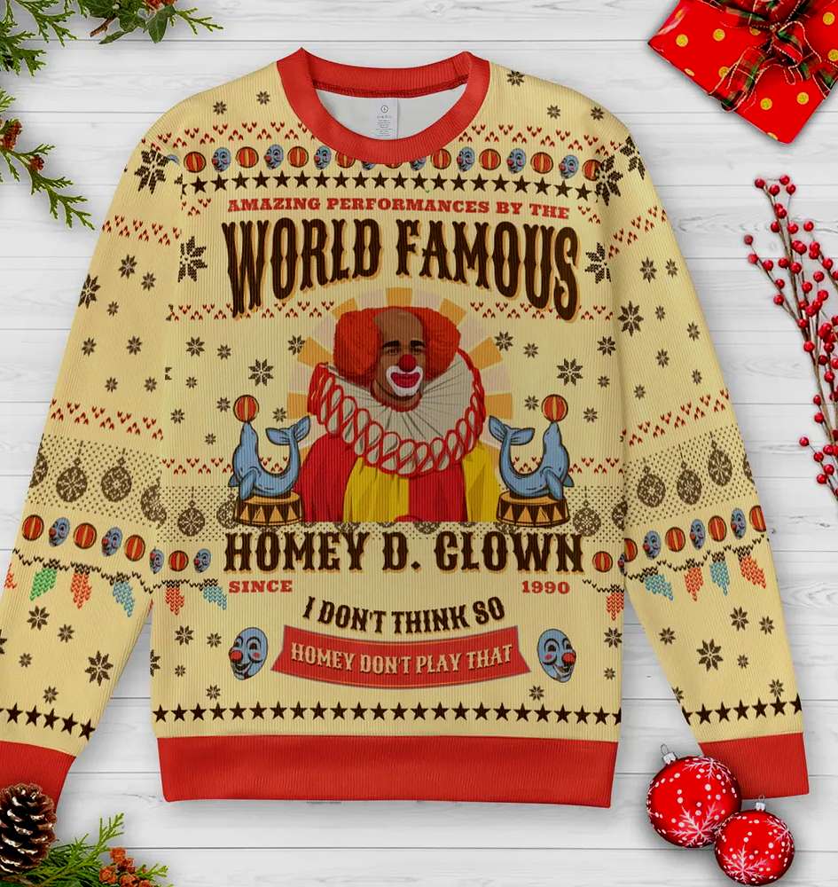 world famous homey ugly christmas sweatshirt 1 world famous homey ugly christmas sweatshirt 1