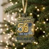 Worth The 56 Year Wait 1969 To 2026 World Champions Milwaukee Brewers Custom Acrylic Ornament - Front View Main Mockup