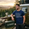 yoshinobu yamamoto yama list blue tshirt expedition tailgate